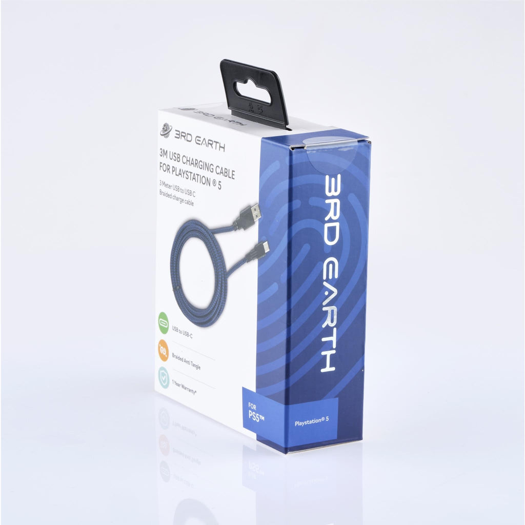 3rd Earth 3M Charge & Play USB Cable for PlayStation 5™