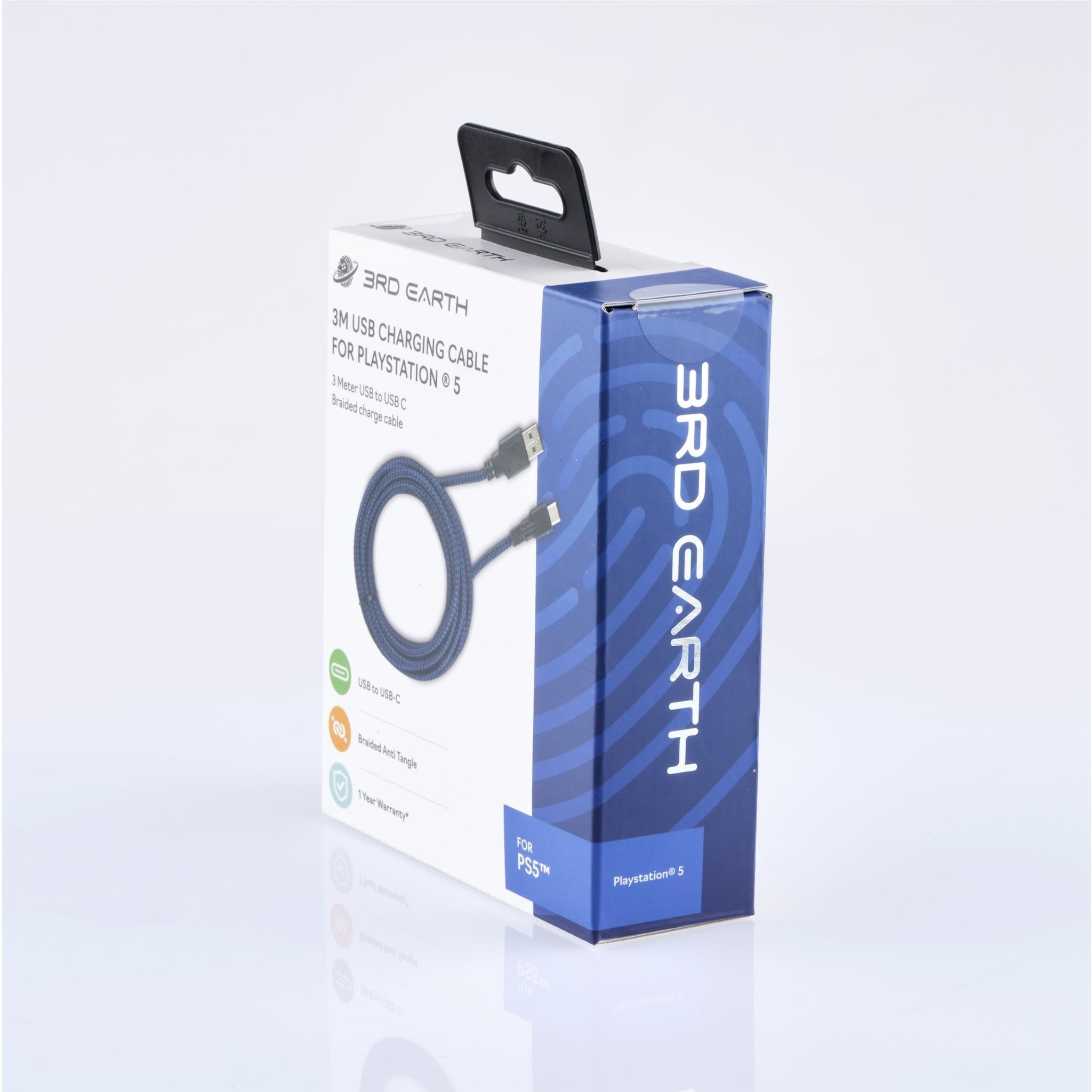3rd Earth 3M Charge & Play USB Cable for PlayStation 5™