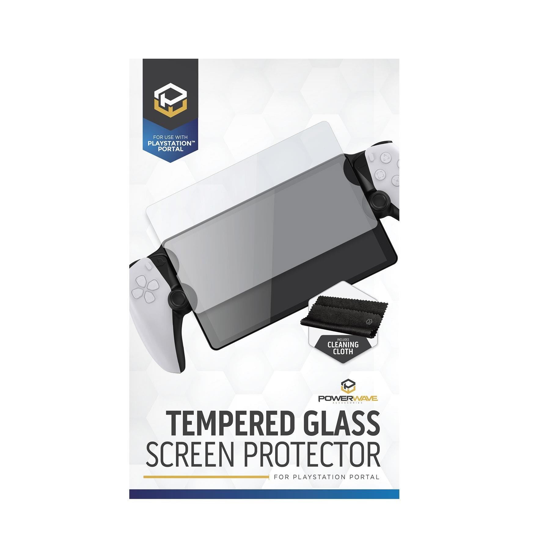 Powerwave Tempered Glass Screen Protector for PlayStation Portal