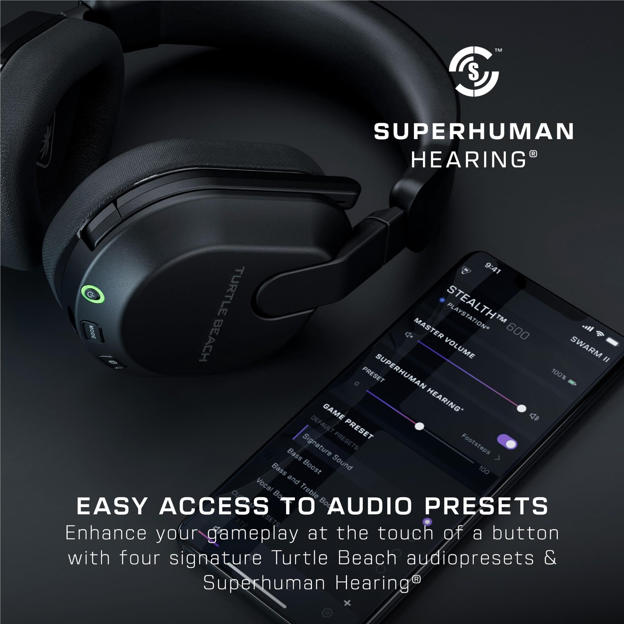Turtle Beach Stealth 600 Wireless Gaming Headset for PlayStation (Black)