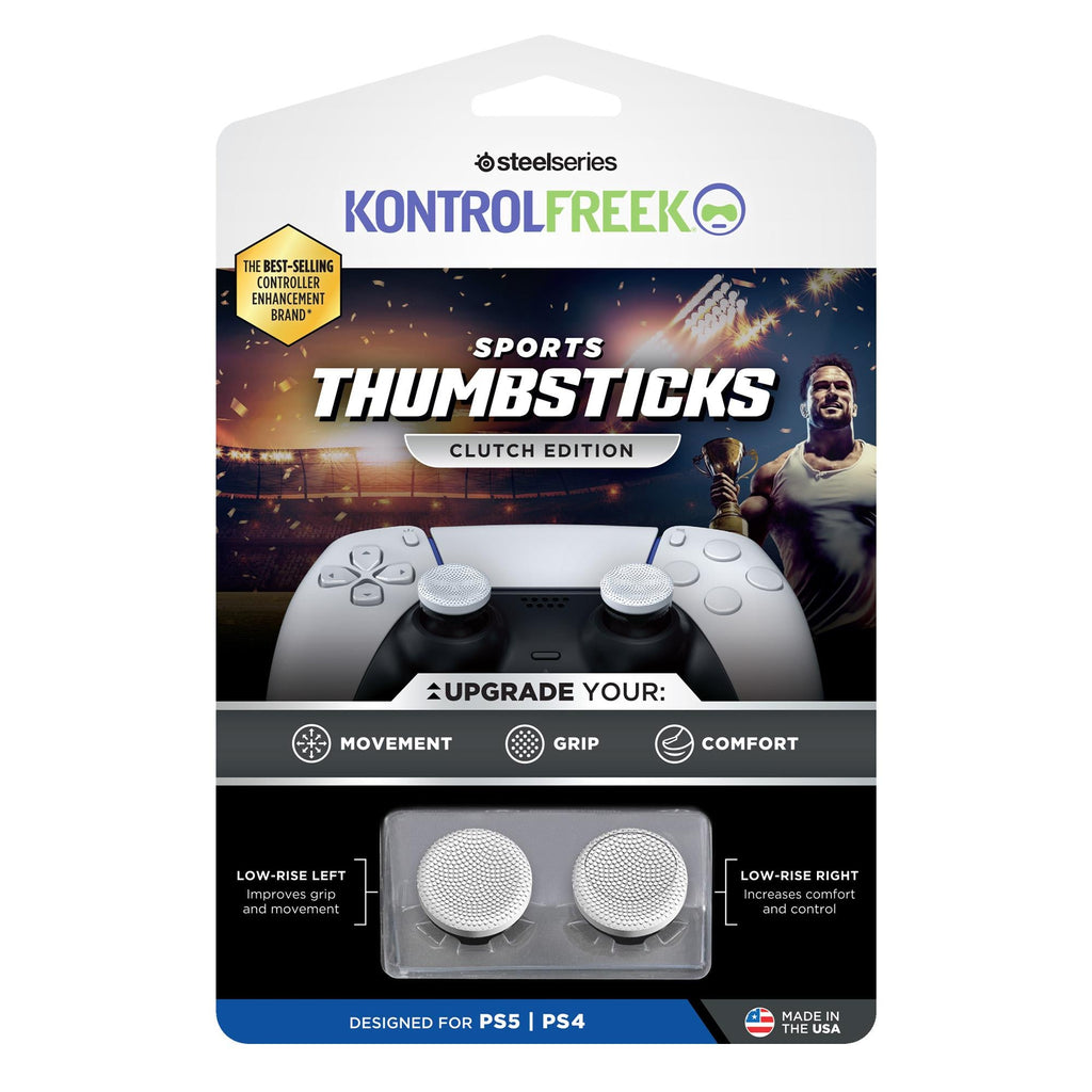 KontrolFreak Sports Clutch (White/Black) for PlayStation