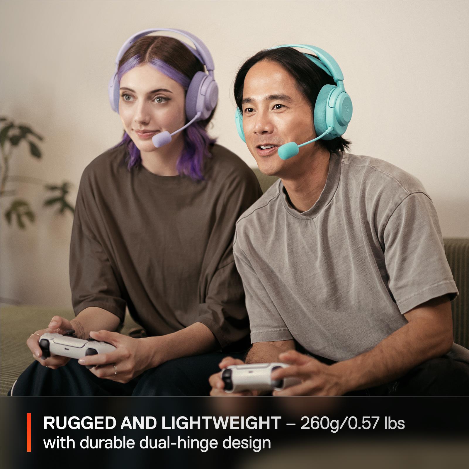 SteelSeries Arctis Nova 3P Wireless Multi-Platform Gaming Headset (Lavender)