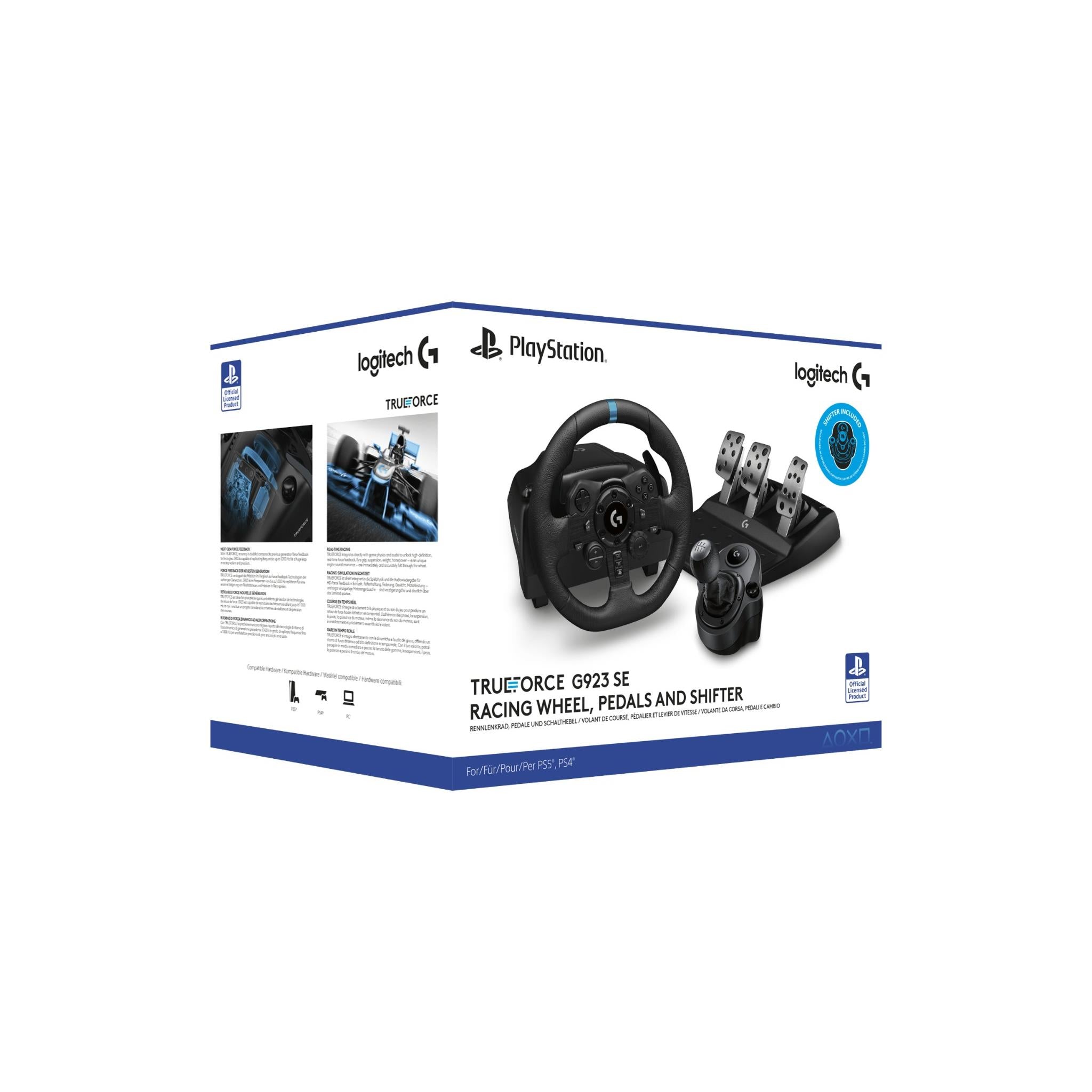 Logitech G G923 SE TRUEFORCE Racing Wheel + Pedals and Shifter for PlayStation