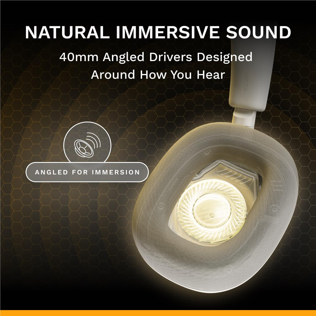 Glorious GHS Eternal Stereo Gaming Headset for PS5, PS4, Xbox, Switch and PC (White)