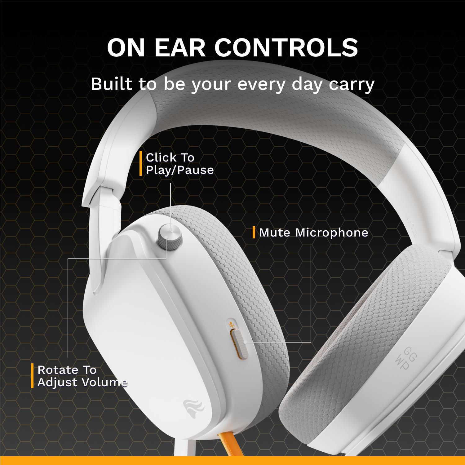Glorious GHS Eternal Stereo Gaming Headset for PS5, PS4, Xbox, Switch and PC (White)